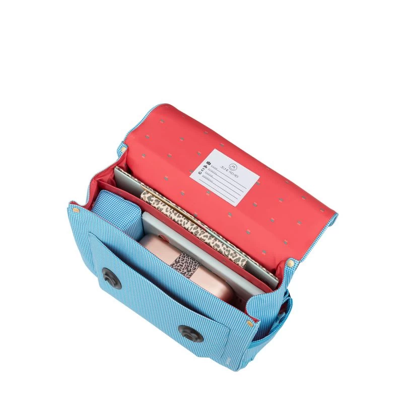 Cartable It Bag Midi 38cm Vichy Love Blue 2 Cartable It Bag Midi 38cm Vichy Love Blue – Image 2