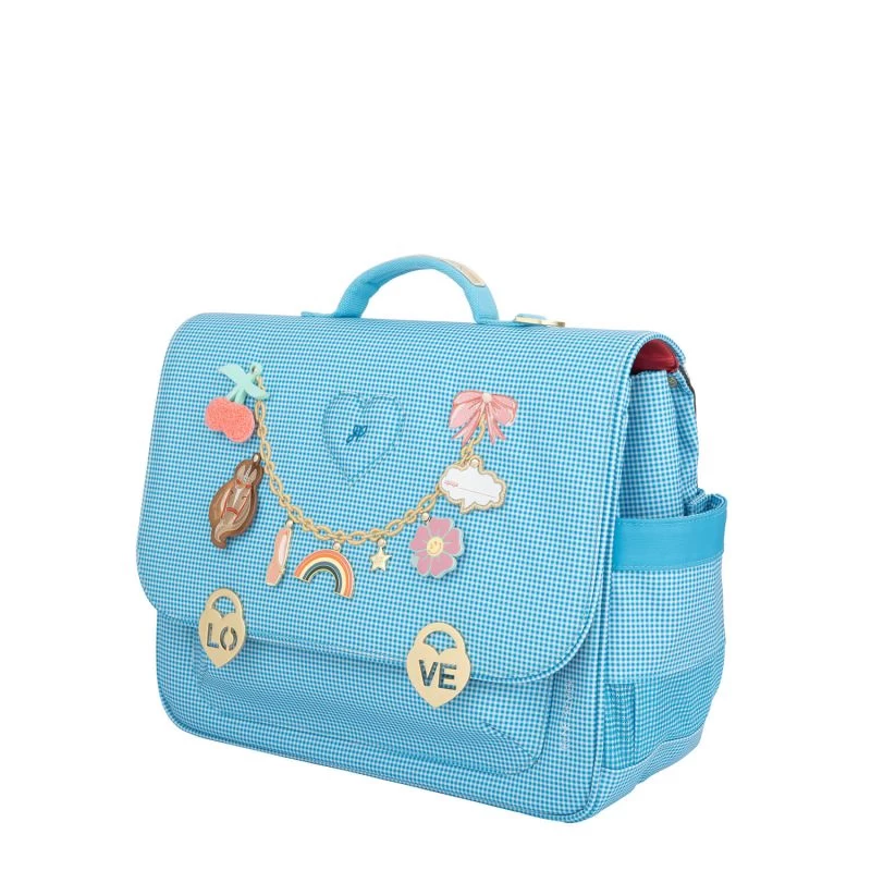 Cartable It Bag Midi 38cm Vichy Love Blue 3 Cartable It Bag Midi 38cm Vichy Love Blue – Image 3