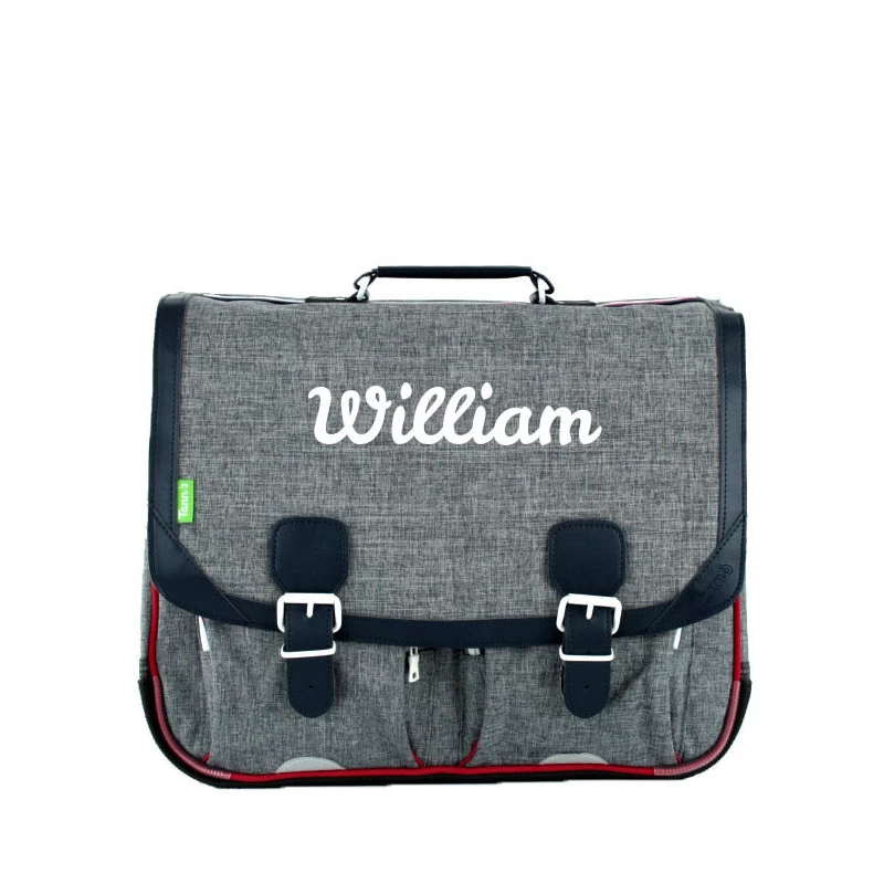 Cartable Scolaire à Personnaliser Les Chinés 41 Cm Light Chiné 4 Cartable Scolaire à Personnaliser Les Chinés 41 Cm Light Chiné – Image 4