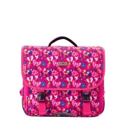 Cartable Scolaire Romantique 38 Cm Fleurs De Printemps Fucshia