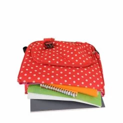 Cartable 35 Cm Rouge à Pois Blancs 7 Cartable 35 Cm Rouge à Pois Blancs -Bagages Et Sacs cartable snowball 35 cm rouge a pois blancs 2