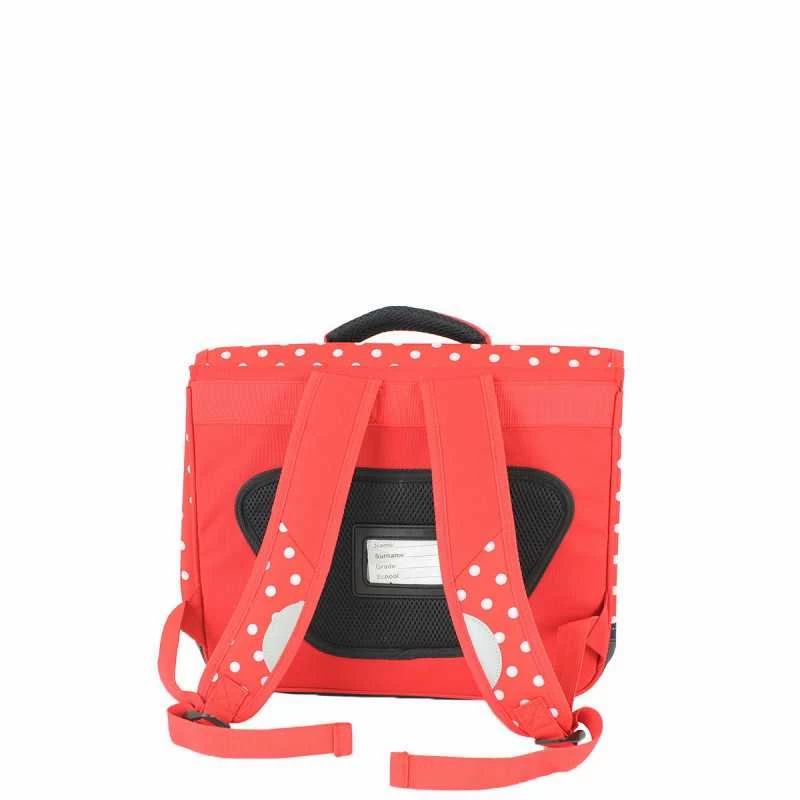 Cartable 35 Cm Rouge à Pois Blancs 5 Cartable 35 Cm Rouge à Pois Blancs – Image 5