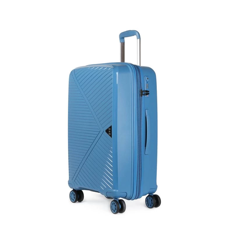Valise Rigide Akari Extensible 76,5 Cm Bleu 3 Valise Rigide Akari Extensible 76,5 Cm Bleu – Image 3