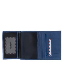 Grand Portefeuille Albert En Cuir Nubuck Mer Indigo -Bagages Et Sacs grand portefeuille albert en cuir nubuck mer indigo 2