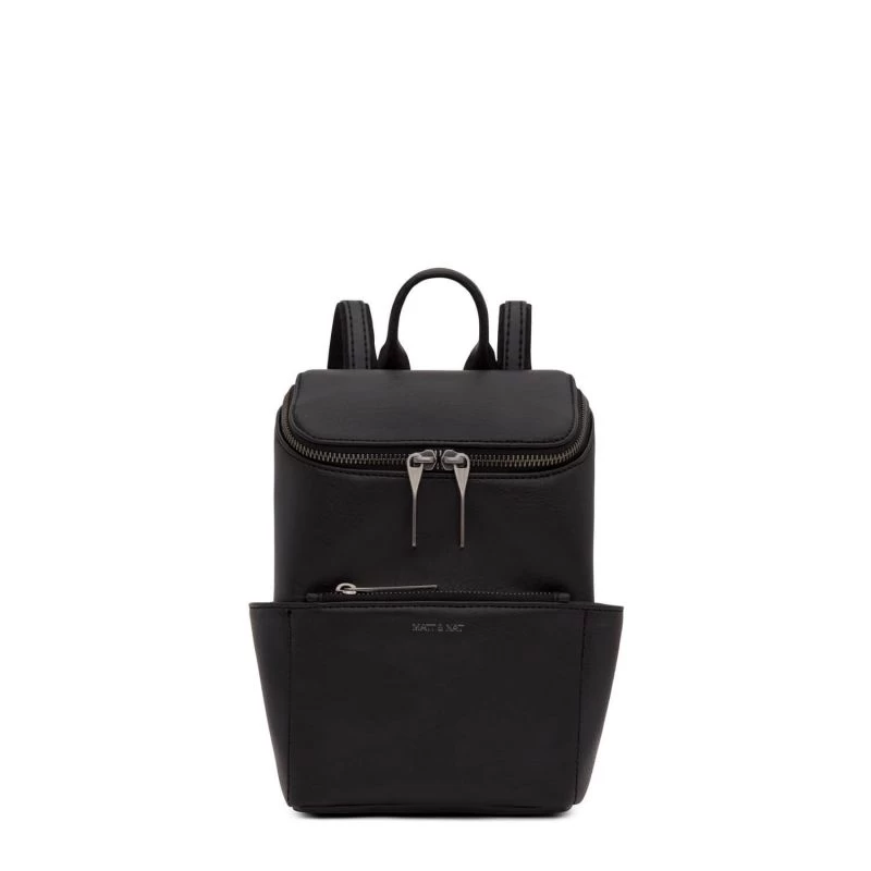 Matt & Nat Petit Sac à Dos Brave Mini Dwell 23,5 Cm Noir 1 Matt & Nat Petit Sac à Dos Brave Mini Dwell 23,5 Cm Noir