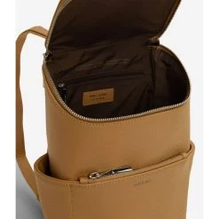 Matt & Nat Petit Sac à Dos Brave SM Purity 26 Cm Scone - Camel -Bagages Et Sacs petit sac a dos brave sm purity 26 cm scone camel 2