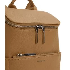 Matt & Nat Petit Sac à Dos Brave SM Purity 26 Cm Scone - Camel -Bagages Et Sacs petit sac a dos brave sm purity 26 cm scone camel 4