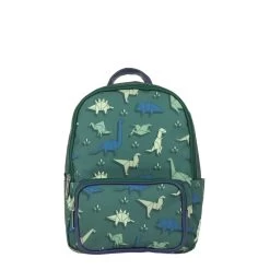 Petit Sac à Dos Maternelle Dinogami 31 Cm Vert