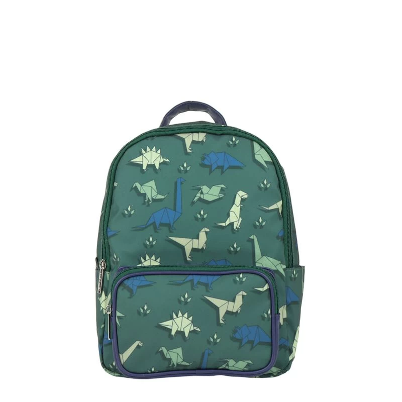 Petit Sac à Dos Maternelle Dinogami 31 Cm Vert 1 Petit Sac à Dos Maternelle Dinogami 31 Cm Vert