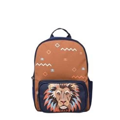 Petit Sac à Dos Maternelle Simba 31 Cm Bleu Et Orange