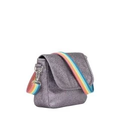 Petit Sac Bandoulière à Paillettes 22 Cm Violet