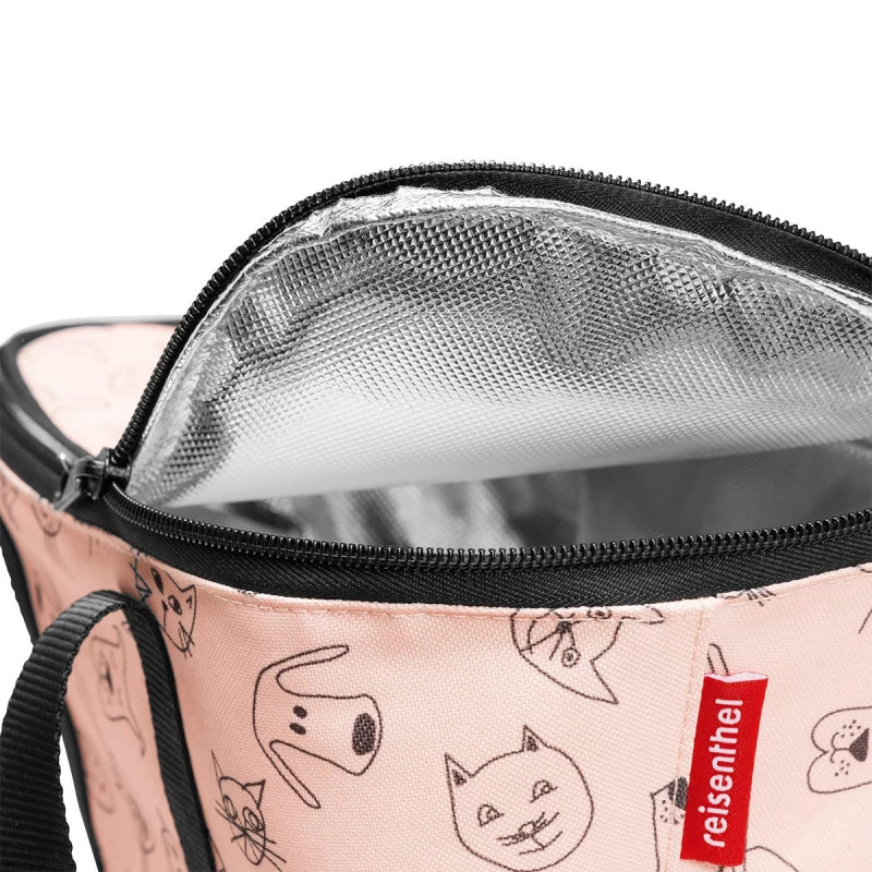 Reisenthel Petit Sac Isotherme Coolerbag XS 27,5 Cm Cats And Dogs Rose 3 Reisenthel Petit Sac Isotherme Coolerbag XS 27,5 Cm Cats And Dogs Rose – Image 3