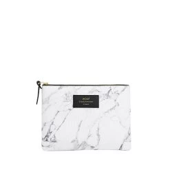 Wouf Pochette Large 21.5cm White Marble