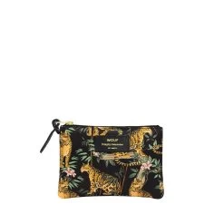 Wouf Pochette Small 14cm Black Lazy Jungle