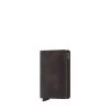 Secrid Porte-cartes Slimwallet Vintage Anti-RFID 10.2 Cm Chocolate