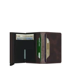 Secrid Porte-cartes Slimwallet Vintage Anti-RFID 10.2 Cm Chocolate -Bagages Et Sacs porte cartes slimwallet vintage anti rfid 102 cm chocolate 2
