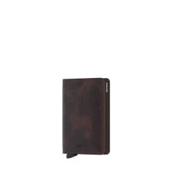 Secrid Porte-cartes Slimwallet Vintage Anti-RFID 10.2 Cm Chocolate