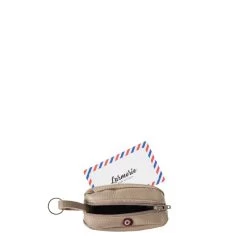 Porte-monnaie Charles Cuir Grainé Flocon Blanc -Bagages Et Sacs porte monnaie charles cuir graine flocon blanc 2