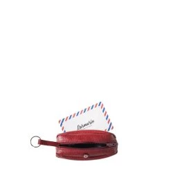 Porte-monnaie Charles Cuir Grainé Rubis Rouge -Bagages Et Sacs porte monnaie charles cuir graine rubis rouge 2