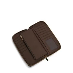 Matt & Nat Portefeuille Purity Central 20cm Chocolat -Bagages Et Sacs portefeuille purity central 20cm chocolat 3