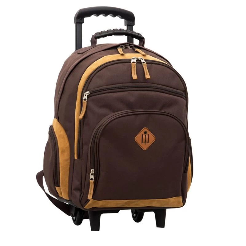 Sac à Dos à Roulettes Basic 50 Cm Coffee 1 Sac à Dos à Roulettes Basic 50 Cm Coffee