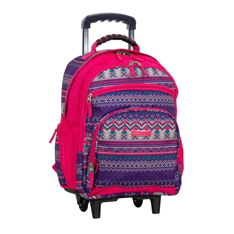 Sac à Dos à Roulettes Geo Color Girly 51 Cm Rose 1 Sac à Dos à Roulettes Geo Color Girly 51 Cm Rose