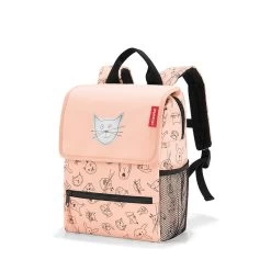 Reisenthel Sac à Dos Backpack Kids 28 Cm Cats And Dogs Rose
