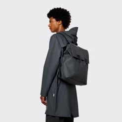 Rains Sac à Dos MSN Bag 40 Cm Slate Gris Ardoise -Bagages Et Sacs sac a dos msn bag 40 cm slate gris ardoise 4