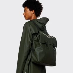 Rains Sac à Dos MSN Bag 40 Cm Vert Sapin -Bagages Et Sacs sac a dos msn bag 40 cm vert sapin 4