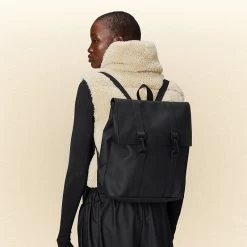 Rains Sac à Dos MSN Bag Mini 34 Cm Noir -Bagages Et Sacs sac a dos msn bag mini 34 cm noir 6