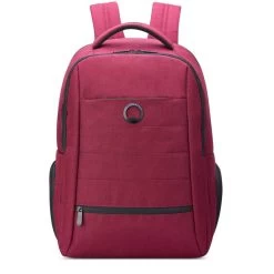 Delsey Paris Sac à Dos Ordinateur Element 2 Compartiments 44cm 15,6 Pouces Rouge