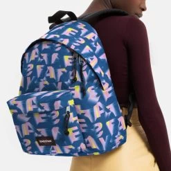 Eastpak Sac à Dos Padded Pak'R 24 Litres Block Type Navy -Bagages Et Sacs sac a dos padded pak r 24 litres block type navy 5