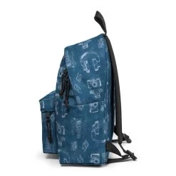 Eastpak Sac à Dos Padded Pak'R 24 Litres Patent Blue -Bagages Et Sacs sac a dos padded pak r 24 litres patent blue 2