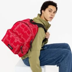 Eastpak Sac à Dos Padded Pak'R 24 Litres Urbandana Red -Bagages Et Sacs sac a dos padded pak r 24 litres urbandana red 3