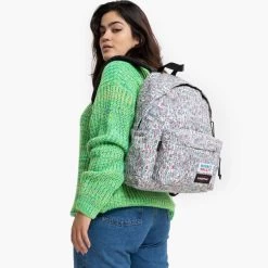 Eastpak Sac à Dos Padded Pak'R 24 Litres Wally Pattern White -Bagages Et Sacs sac a dos padded pak r 24 litres wally pattern white 3