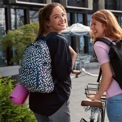 Reisenthel Sac à Dos Pliant Mini Maxi Rucksack 45 Cm Signature Navy -Bagages Et Sacs sac a dos pliant mini maxi rucksack 45 cm signature navy 3