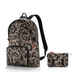Reisenthel Sac Ă Dos Pliant Mini Maxi Rucksack 45 Cm Taupe Baroque