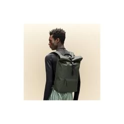 Rains Sac à Dos Rolltop Rucksack 48 Cm Green -Bagages Et Sacs sac a dos rolltop rucksack 48 cm green 3