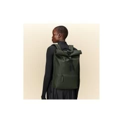 Rains Sac à Dos Rolltop Rucksack 48 Cm Green -Bagages Et Sacs sac a dos rolltop rucksack 48 cm green 4