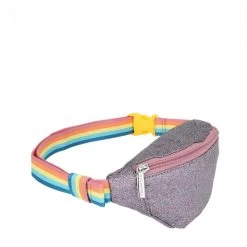 Sac Banane à Paillettes 25 Cm Violet -Bagages Et Sacs sac banane a paillettes 25 cm corail 1 2