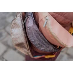 Sac Banane à Paillettes 25 Cm Violet -Bagages Et Sacs sac banane a paillettes 25 cm corail 1 3