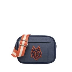 Sac Banane Carrée 20 Cm Loup Bleu