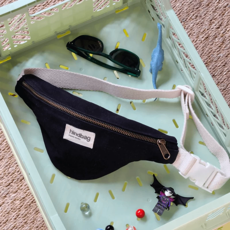 Sac Banane Enfant Augustin 27 Cm Noir 2 Sac Banane Enfant Augustin 27 Cm Noir – Image 2