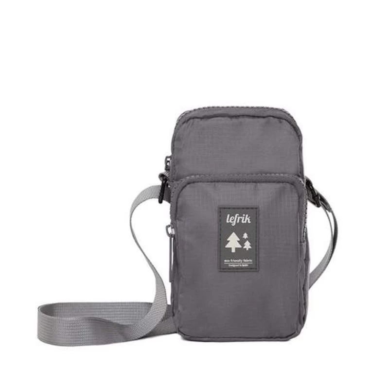 Lefrik Sac Bandoulière Amsterdam En PET 18 Cm Grey 1 Lefrik Sac Bandoulière Amsterdam En PET 18 Cm Grey