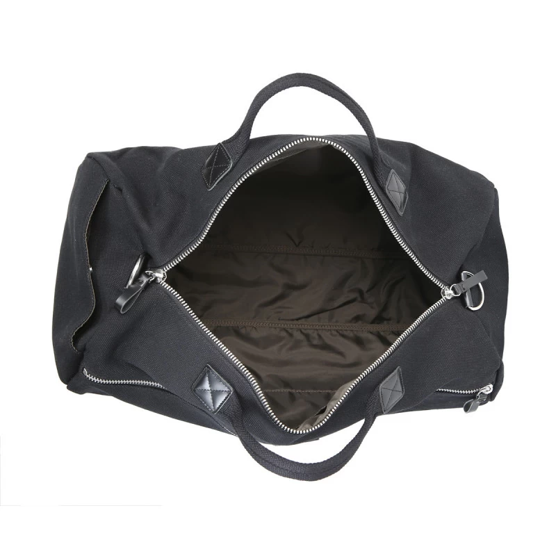 Fred Perry Sac De Voyage Heavy Canvas Duffle Bag 34 Litres Black 2 Fred Perry Sac De Voyage Heavy Canvas Duffle Bag 34 Litres Black – Image 2