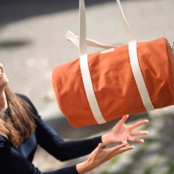 Sac Polochon Simon 48 Cm Sienne -Bagages Et Sacs sac polochon simon 48 cm sienne 4