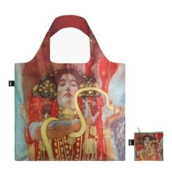 Sac Shopping Pliable Avec Pochette Zip 50cm Hygieia De Gustav Klimt