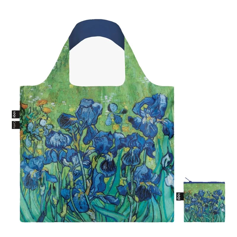 Sac Shopping Pliable Avec Pochette Zip 50cm Irises From Vincent Van Gogh 1 Sac Shopping Pliable Avec Pochette Zip 50cm Irises From Vincent Van Gogh