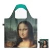 Sac Shopping Pliable Avec Pochette Zip 50cm Mona Lisa De Léonard De Vinci