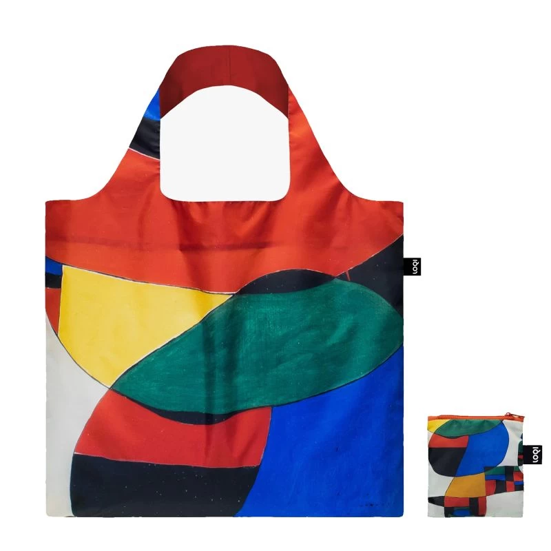 Sac Shopping Pliable Avec Pochette Zip 50cm Woman, Bird And Star From Joan Miro 2 Sac Shopping Pliable Avec Pochette Zip 50cm Woman, Bird And Star From Joan Miro – Image 2